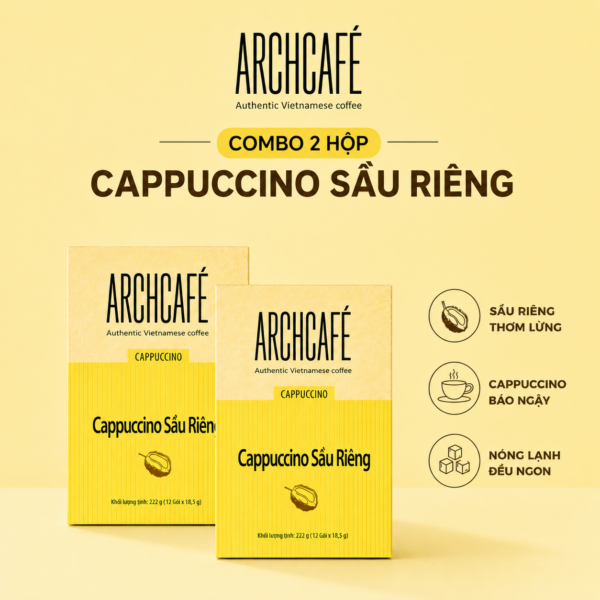 Combo 2 Hộp Cappuccino Sầu Riêng