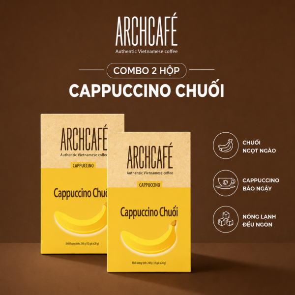 Combo 2 Hộp Cappuccino Chuối