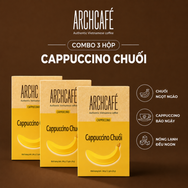 Combo 3 Hộp Cappuccino Chuối