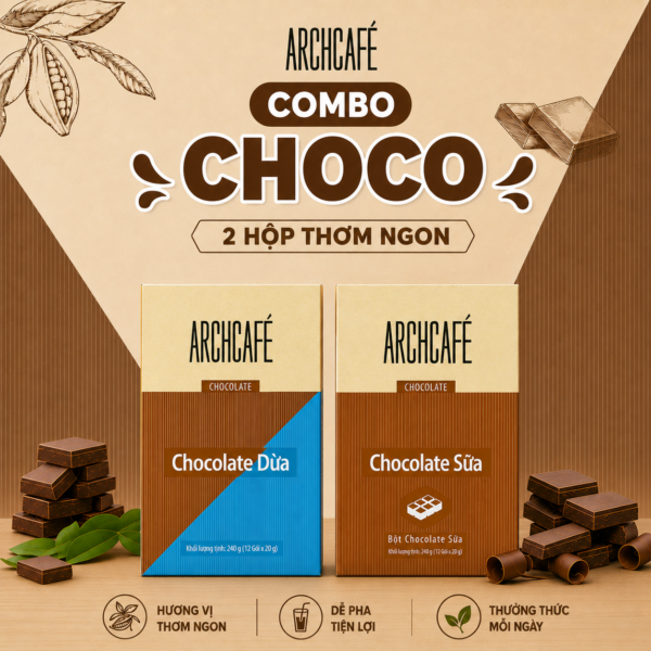 Combo Choco Archcafe 2 Vị