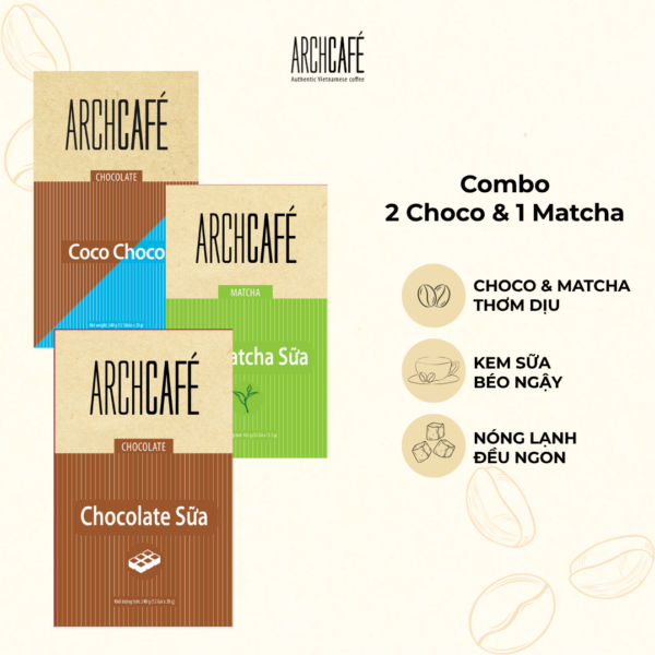 Combo Matcha Latte & Chocolate Sữa